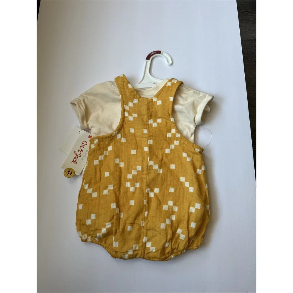 NWT Cat & Jack Baby Girls Jumpsuit Romper size 3-6m New W/tags